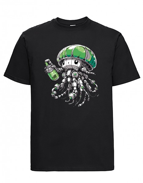 Graffiti Cans Octopus T-Shirt