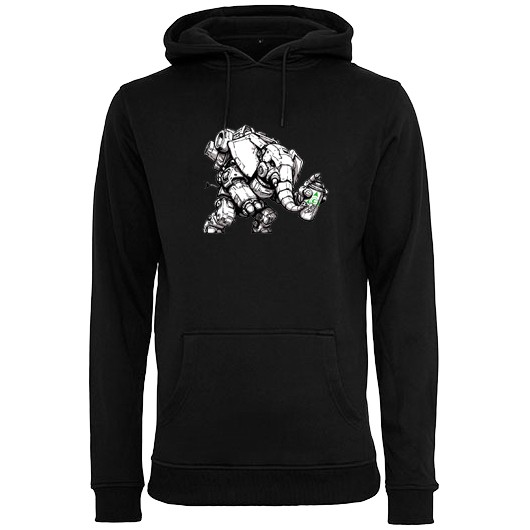 Graffiti Cans Elephant Heavy Hoodie